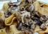 Pappardelle cu ciuperci porcini, ierburi aromatice si branza  Pecorino toscan