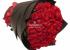 79 trandafiri rosii  in buchet romantic 